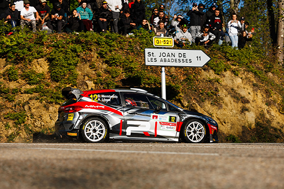 Gil Membrado, cinquè al seu debut amb el Ford Fiesta Rally2 a la Copa d’Espanya d’Asfalt